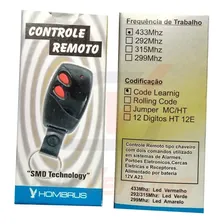 Controle Remoto Alarme Portão Unissystem Ecp Ppa Garen Rcg Foto mini 2