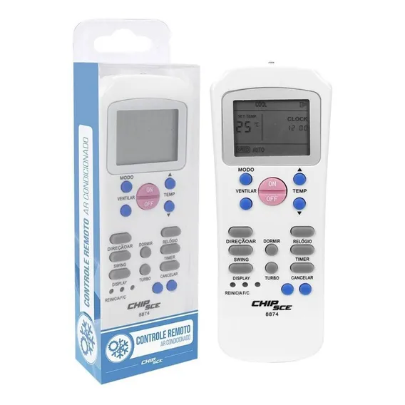 Controle Remoto Ar Condicionado Carrier Admiral R14 026-8874 Foto 1