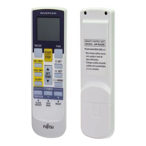 Controle Remoto Ar Condicionado Fujitsu Ar-rae8e Foto 1