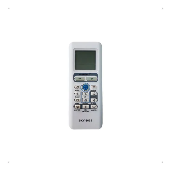 Controle Remoto Ar Condicionado Split Springer Midea - 8063 Foto 1