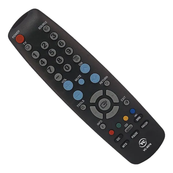 Controle Remoto CompatÃvel Tv Lcd Samsung Vc8076 Foto 1