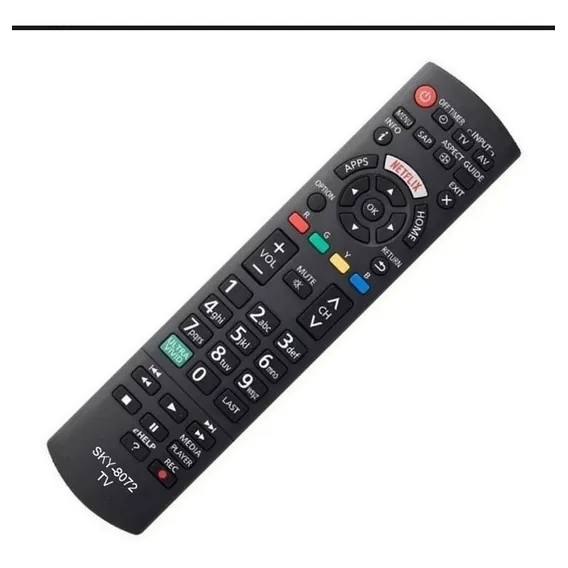 Controle Remoto CompatÃvel Tv Panasonic Smart Tc-40ds600b Foto 1