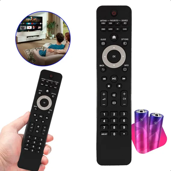 Controle Remoto CompatÃvel Tv Philips Pfl 32pfl3805d 40pfl Foto 1