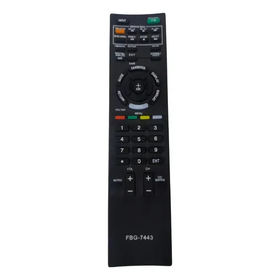 Controle Remoto Compatível Tv Sony Bravia Led Lcd 7443 Foto 1