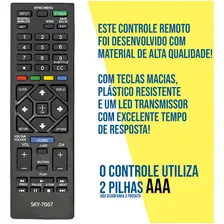 Controle Remoto Compatível Tv Sony Bravia Rm-yd093 Rm-yd095 Foto mini  2