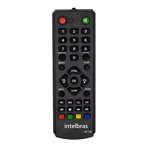 Controle Remoto Conversor Digital Intelbras Cd 730 Foto 1