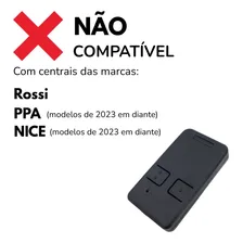 Controle Remoto De Portão Eletrônico Automatizador 3 Botões Cor Preto Foto mini  2
