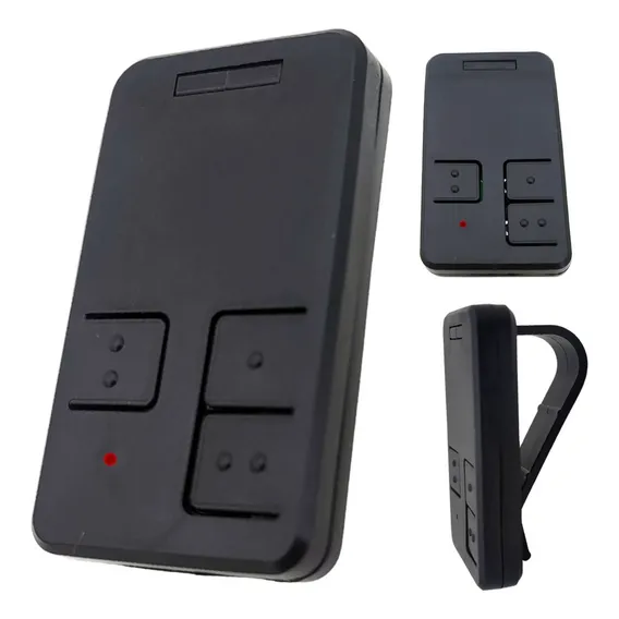 Controle Remoto De Portão Eletrônico Automatizador 3 Botões Cor Preto Foto 1