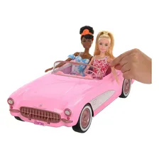 Controle remoto Hot Wheels Rc Barbie Corvette A cor do filme Rosa Chicle Foto mini 3