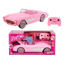Controle remoto Hot Wheels Rc Barbie Corvette A cor do filme Rosa Chicle Foto mini 1