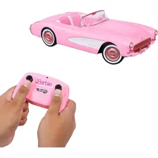 Controle remoto Hot Wheels Rc Barbie Corvette A cor do filme Rosa Chicle Foto mini 2