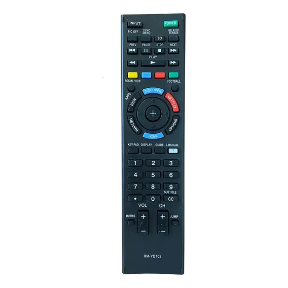 Controle Remoto P/ Tv Sony Smart 3d Netflix Rm-yd102 Foto 1