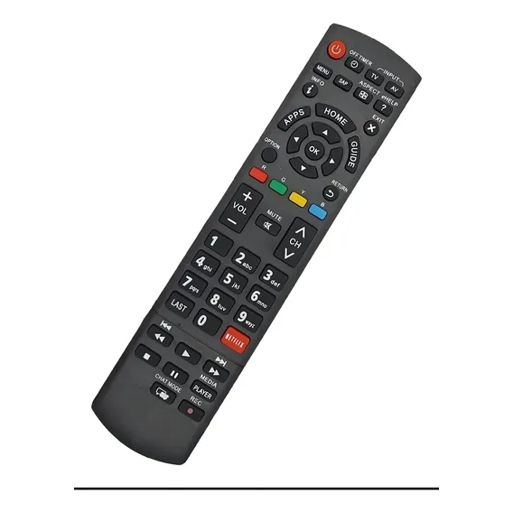 Controle Remoto Panasonic Smart Viera Tc-l32e5bg Tc-l39el6b Foto 1
