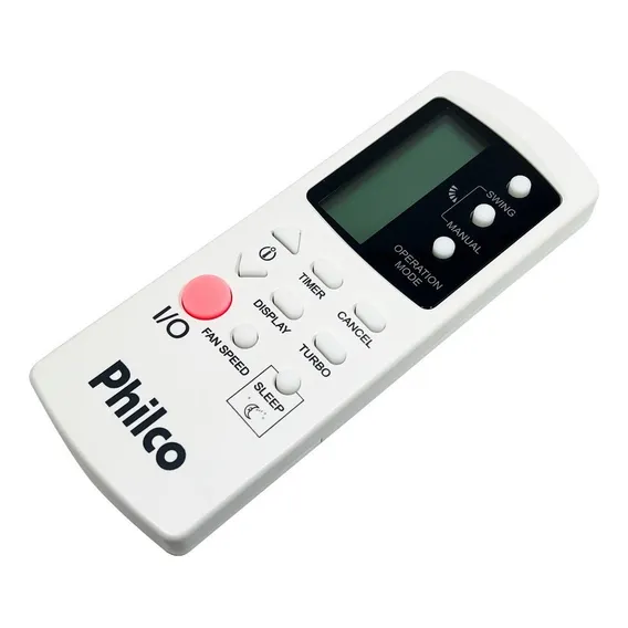 Controle Remoto Para Ar Condicionado Philco Ph9000qfm Cor Branco Foto 1