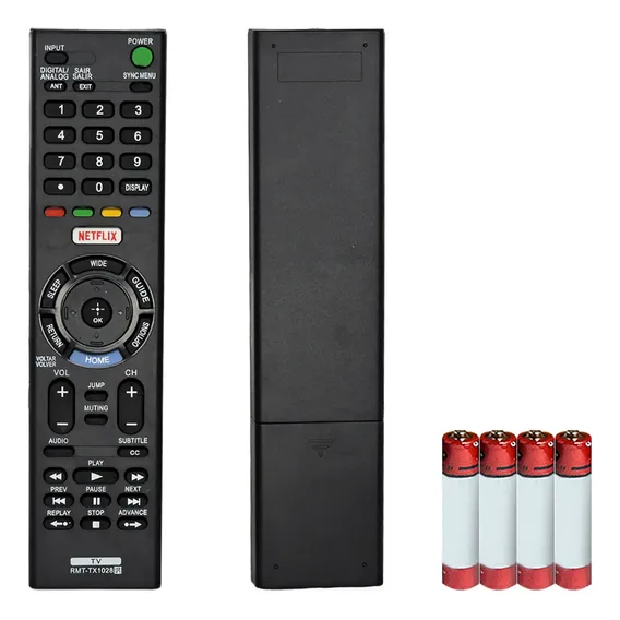 Controle Remoto Para CompatÃvel Tv Sony Netflix Rmt-tx102b Foto 1