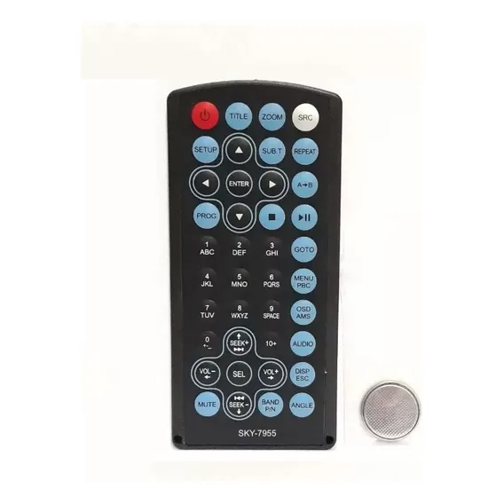 Controle Remoto Para Dvd H-buster Hbd-9150av Hbd-9200av Cor Preto Foto 1