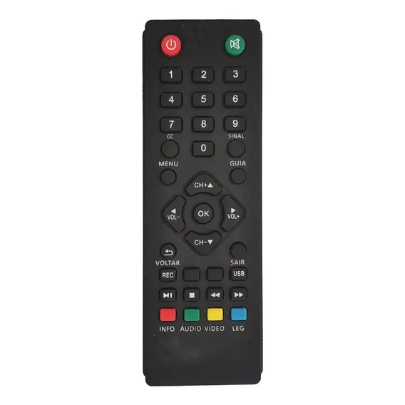 Controle Remoto Para Receptor Conversor Tv Digital Intelbras Foto 1