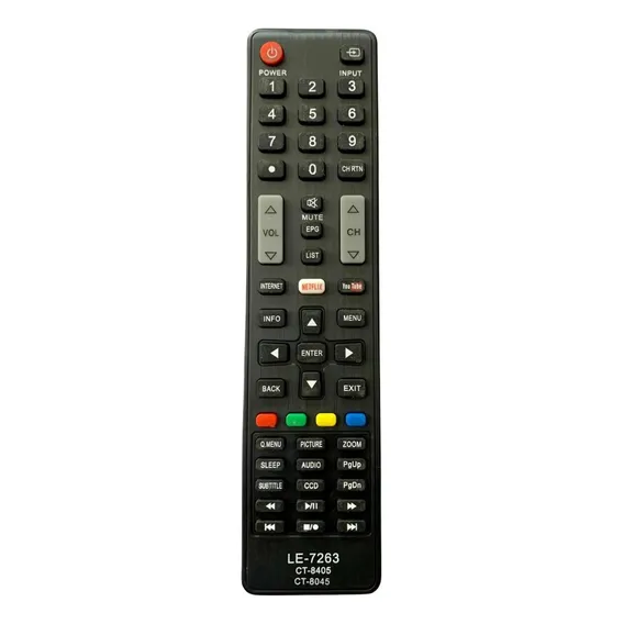 Controle Remoto Para Tv Semp Toshiba 40l2400 32l2400 48l2400 Foto 1
