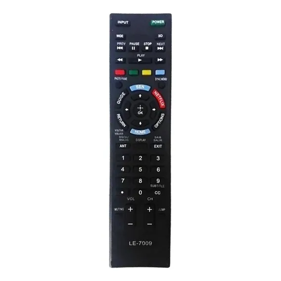 Controle Remoto Tv Lcd/led Bravia Sony Com Netflix Max-7009 Foto 1