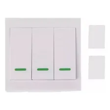 Controle Rf433mhz De Parede 3 Tc -para Sonoff Brasil Cor Branco 127/220v Foto  mini 1
