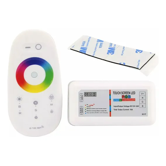 Controle Rgb Touch Rgb P/fita Led Luminária Refletor Piscina Foto 1