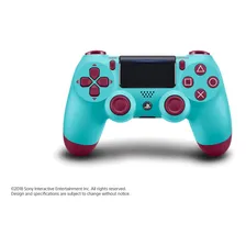 Controle Sony Dualshock 4 Playstation 4 Cor Blue Barry Foto  mini 1
