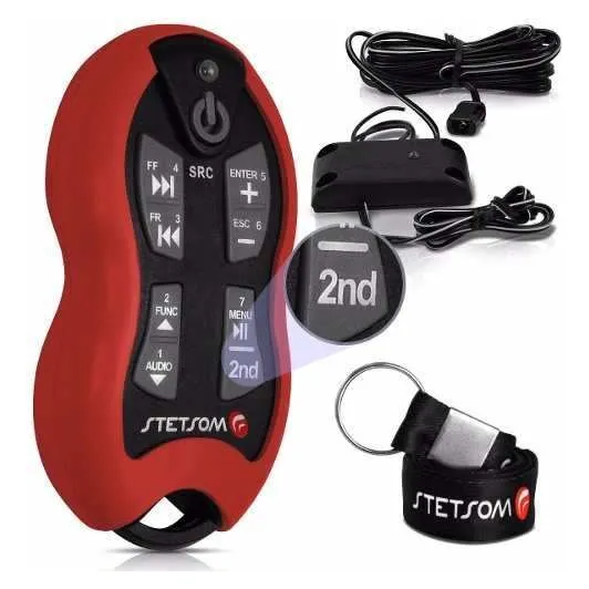 Controle Stetsom Longa Distancia Sx2 Ate 500 Mt Vermelho Som Foto 1