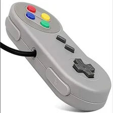 Controle Super Nintendo Snes Famicom Pronta Cor Cinza Claro Foto mini 2