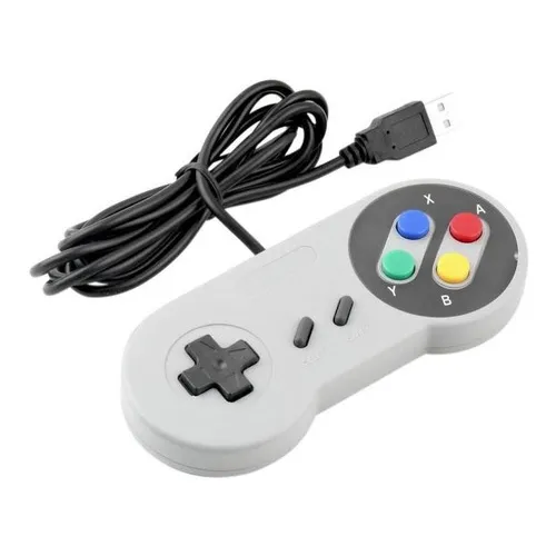Controle Super Nintendo Snes Usb Para Pc Foto 1