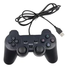 Controle Usb Para Pc Computador Notebook Joystick Dualshock Cor Preto Foto  mini 1