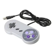 Controle Usb Super Nintendo Snes Joystick Pc Mac Windows Foto mini 1