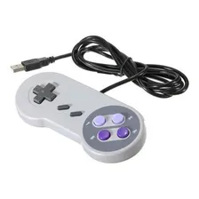 Controle Usb Super Nintendo Snes Joystick Windows Mac Linux Foto mini 1