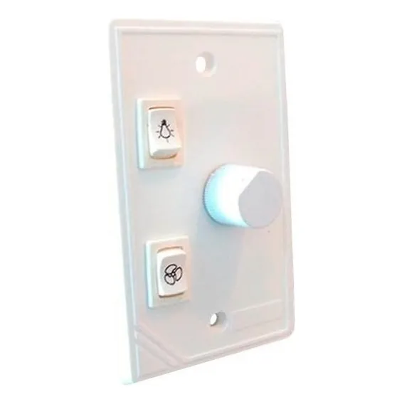 Controle Ventilador Asantos Rotativo Branco 2064 Foto 1
