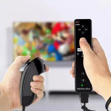 Controle Wii Remote Plus Nunchuk Compatível Nintendo Wii Cor Preto Foto mini  3