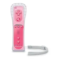 Controle Wii Remote Plus Para Nintendo Wii E Wii U Rosa Cor Rosa Foto  mini 1