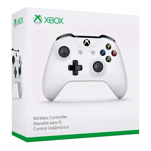 Controle Xbox One S - Branco Bluetooth - Microsft Foto 1