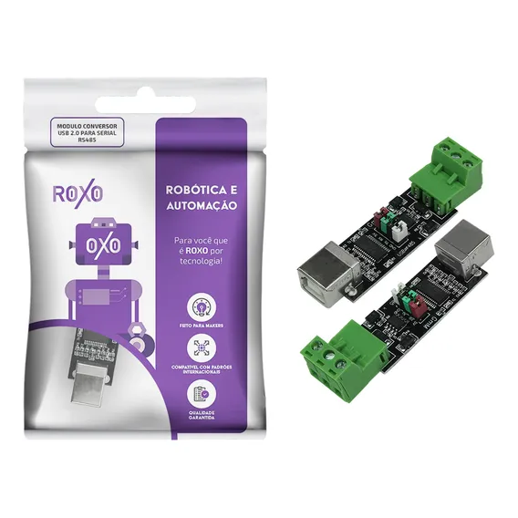 Conversor Usb 2.0 Serial Rs485 Ft232rl - Roxo Foto 1