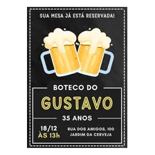 Convite Digital Boteco Bar Online Virtual E-mail Foto mini 2