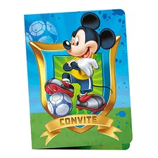 Convite Mickey Futebol Regina 8und Foto  mini 1
