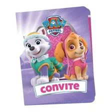 Convite Patrulha Canina Rosa 16 Unidades Regina Festas Foto mini 2