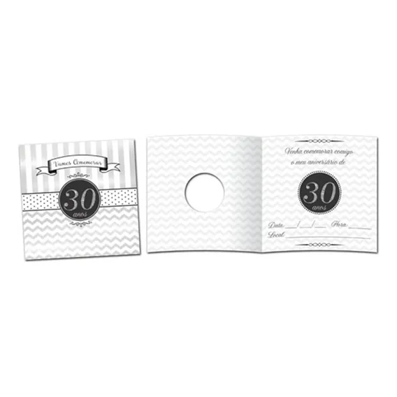 Convite Premium 30 Anos Junco 8und Foto 1