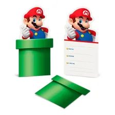 Convite Super Mario Cromus 8und Foto mini 1