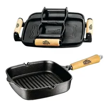 Cook Grill E Sanduicheira Real Ferro Fundido -panela Mineira Foto mini 1