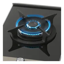 Cooktop 1 Boca A Gás Fischer Platinium Preto Bivolt Foto mini 2