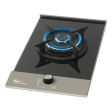 Cooktop 1 Boca A Gás Fischer Platinium Preto Bivolt Foto mini 1