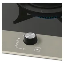Cooktop 1 Boca A Gás Fischer Platinium Preto Bivolt Foto mini 4