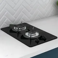 Cooktop 2 Bocas Safe Vidro Preto 27001201 - Fogatti Foto mini 2