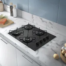 Cooktop 4 Bocas Atlas Agile Up Mesa Vidro Mega Chama Bivolt Foto mini 4