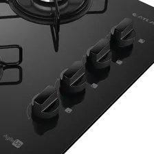 Cooktop 4 Bocas Atlas Agile Up Mesa Vidro Mega Chama Bivolt Foto mini 3