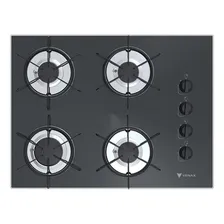 Cooktop 4 Bocas Venax Volare Preto Gas Glp Foto mini 1